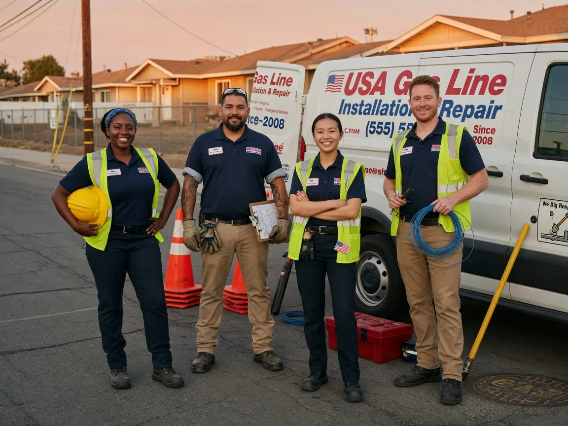 Gas Line Installation company in Amo, IN